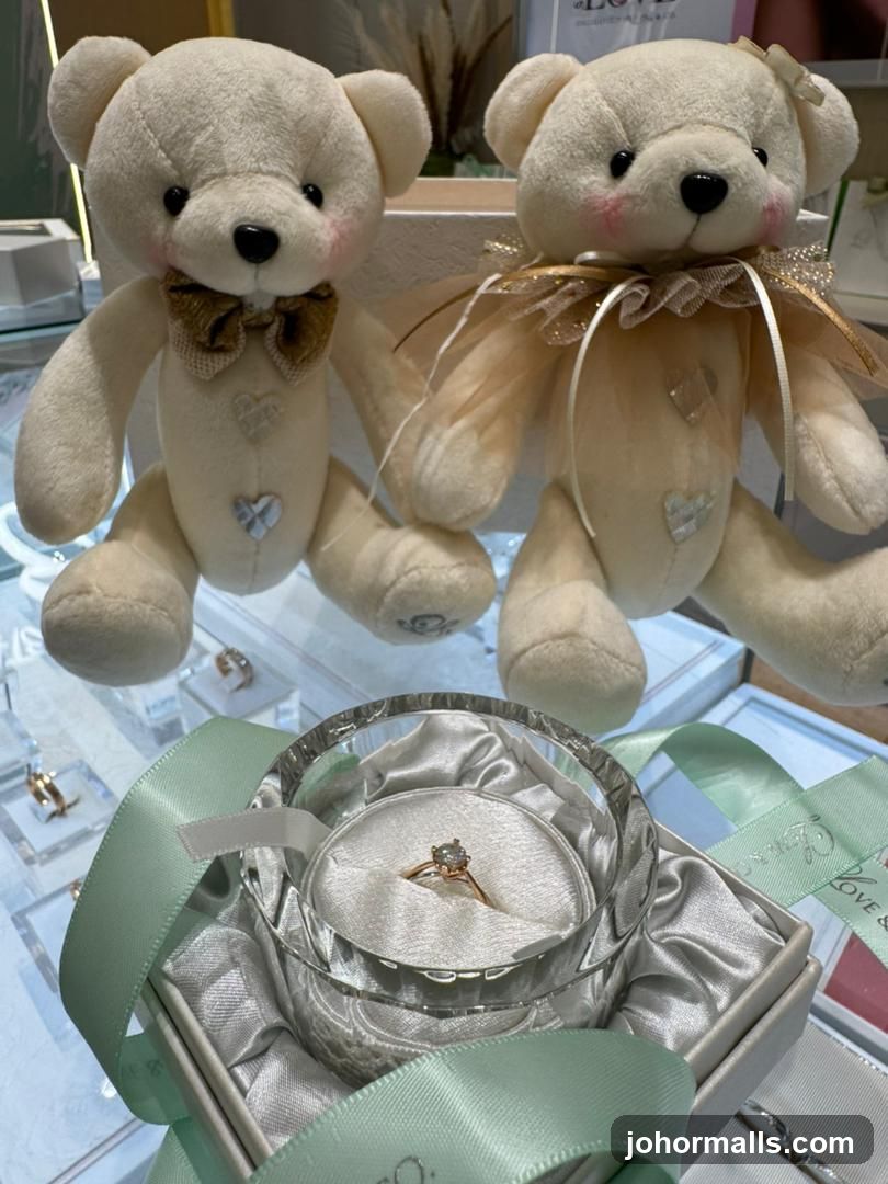 Teddy Bears and Ring Display