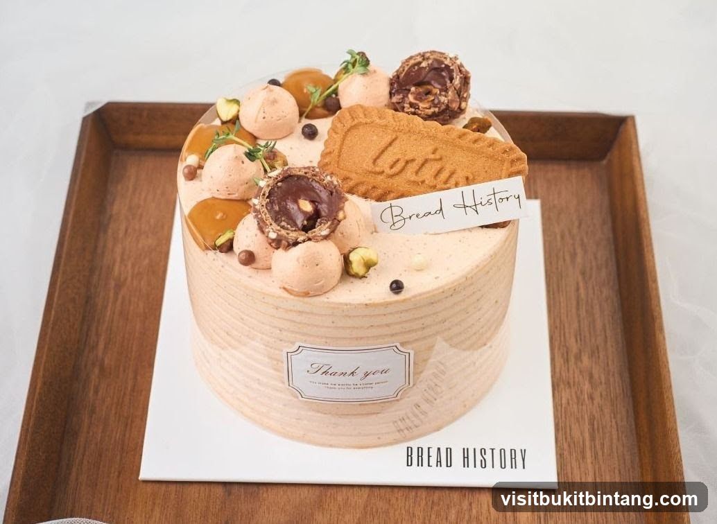 Cake with Ferrero Rocher and Lotus Biscoff