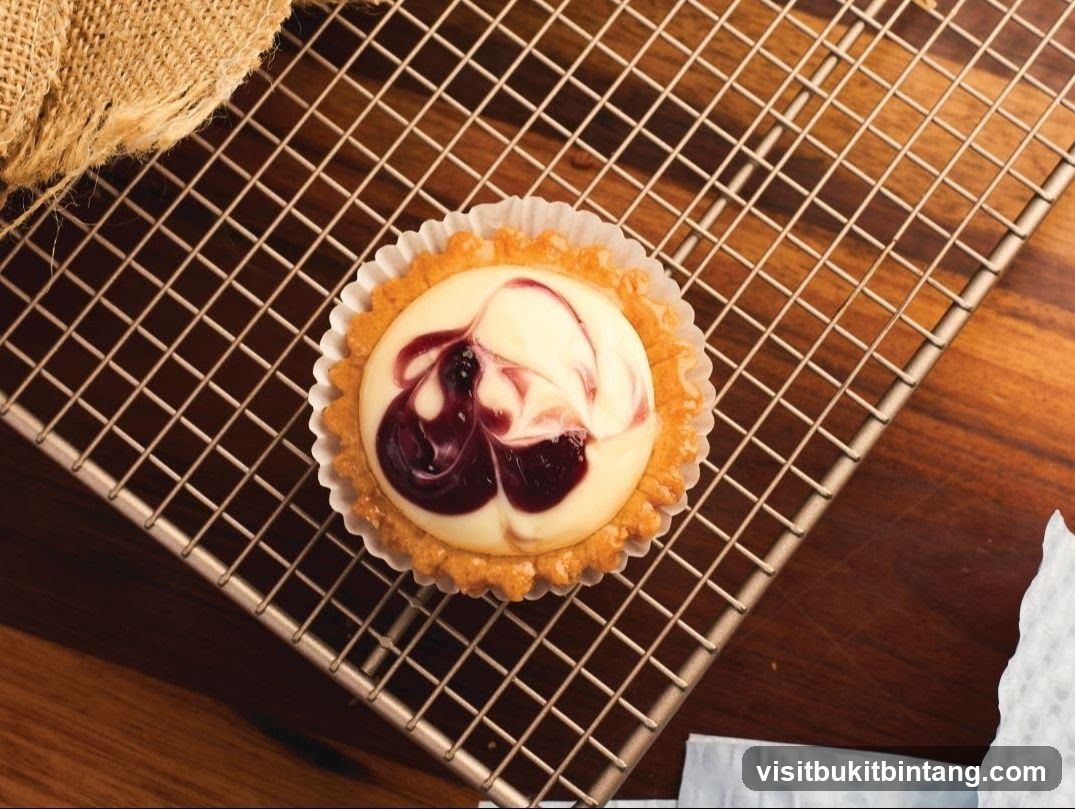 Blueberry Swirl Tart