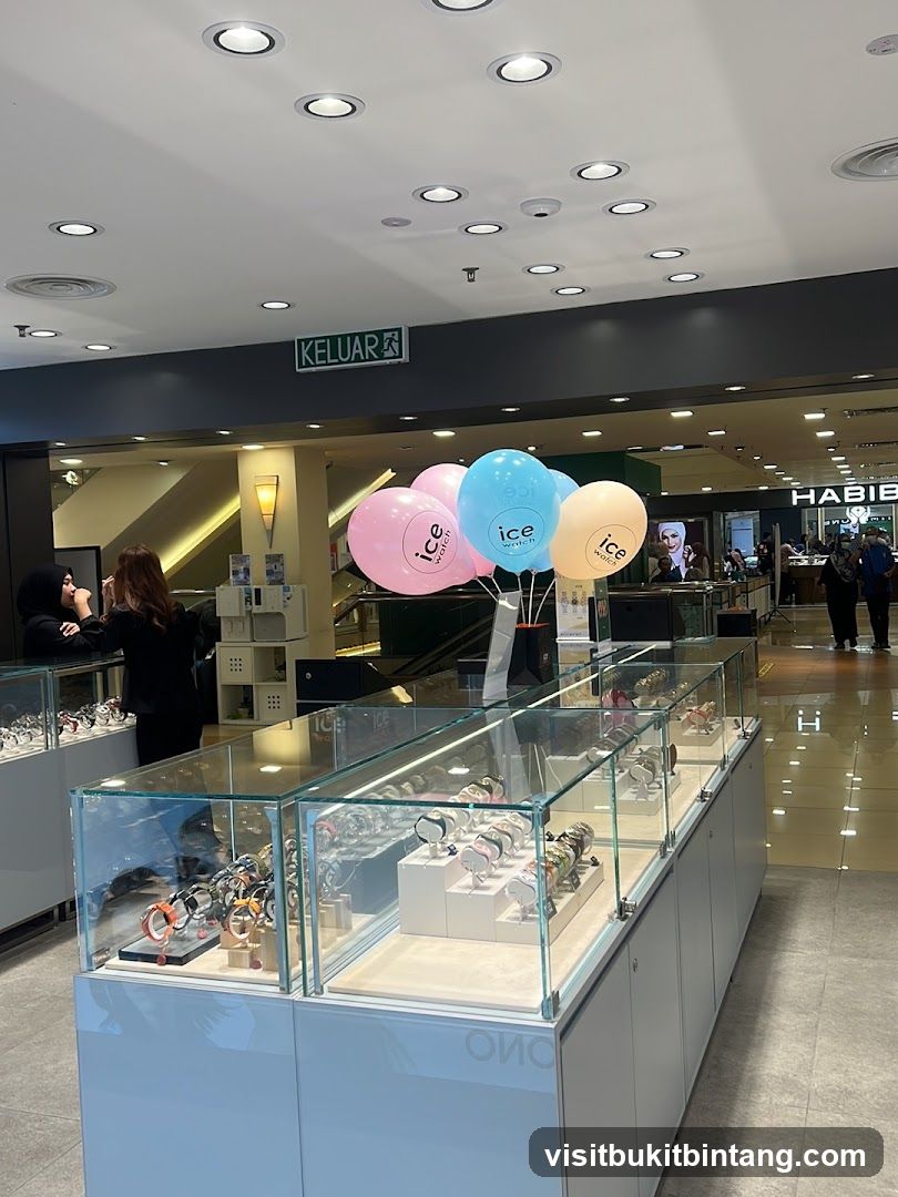 Watch Display with Balloons