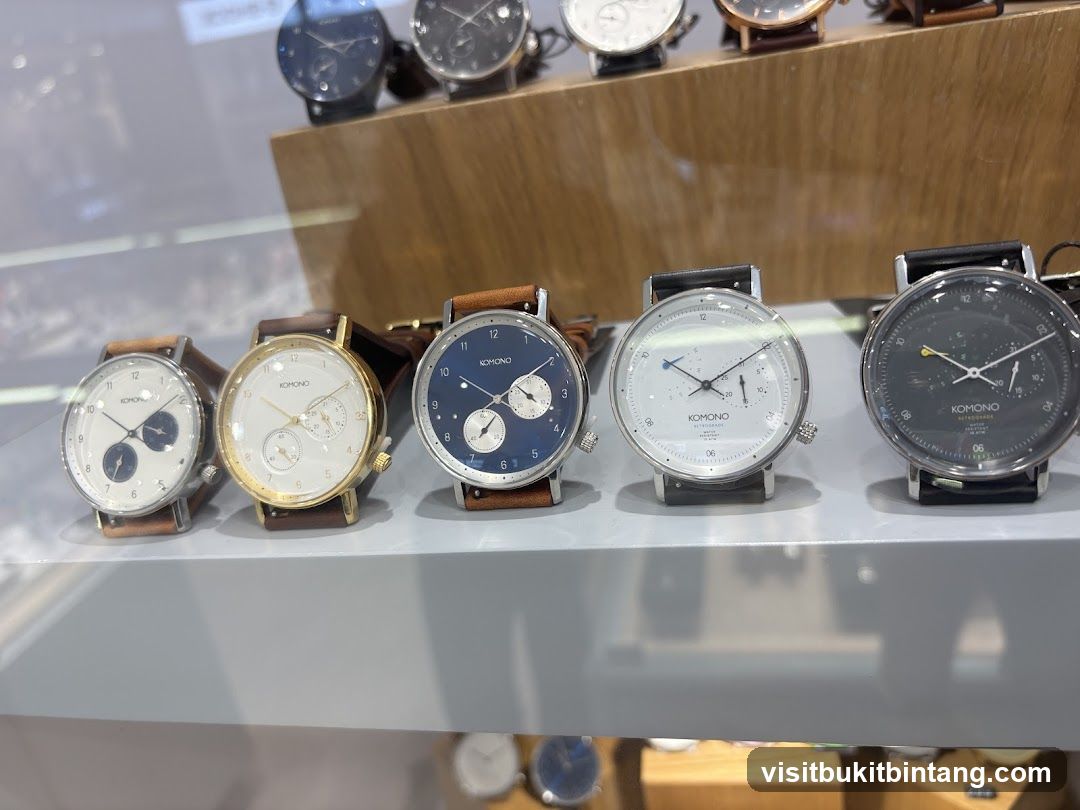 Watches on Display