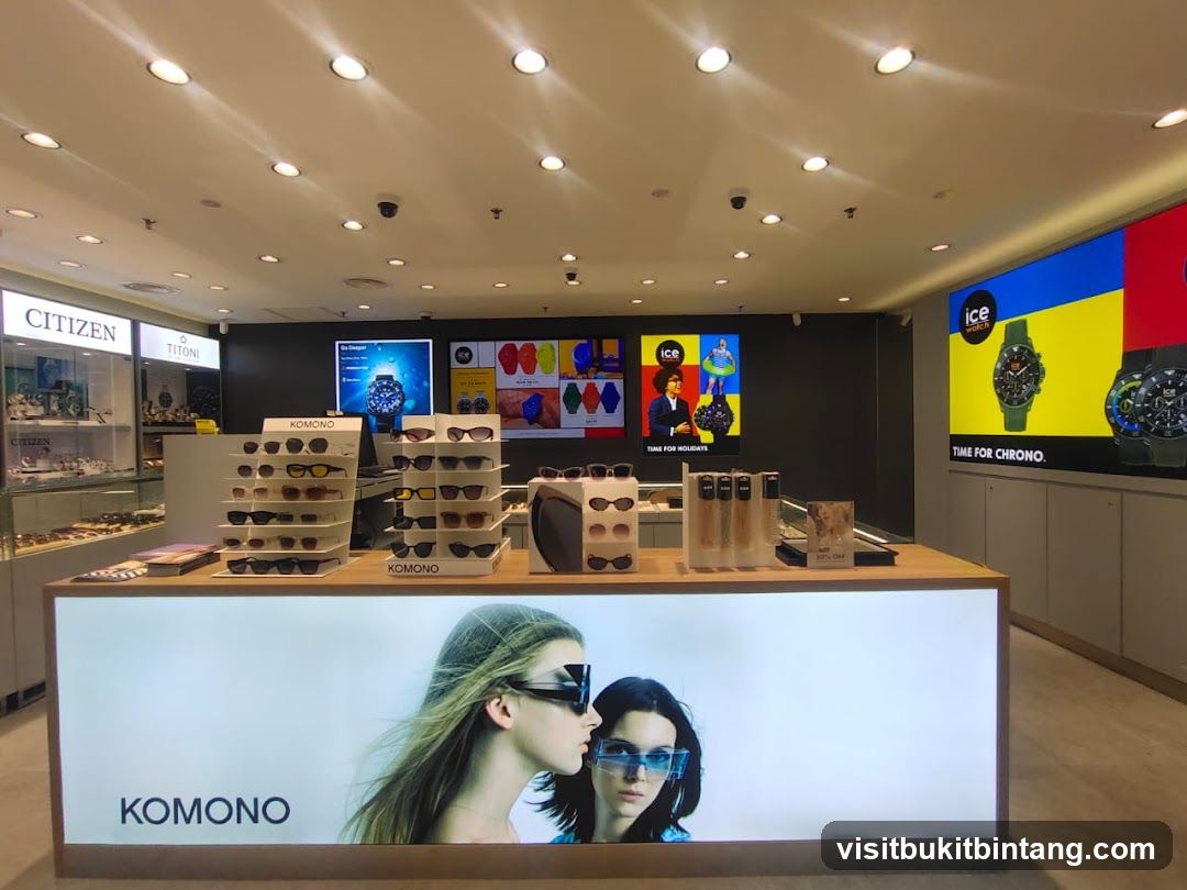 Eyewear and Watch Store Display