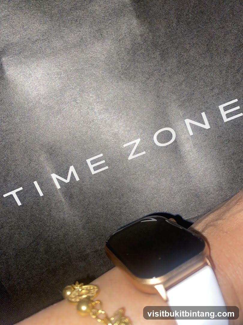 Time Zone Shopping Bag