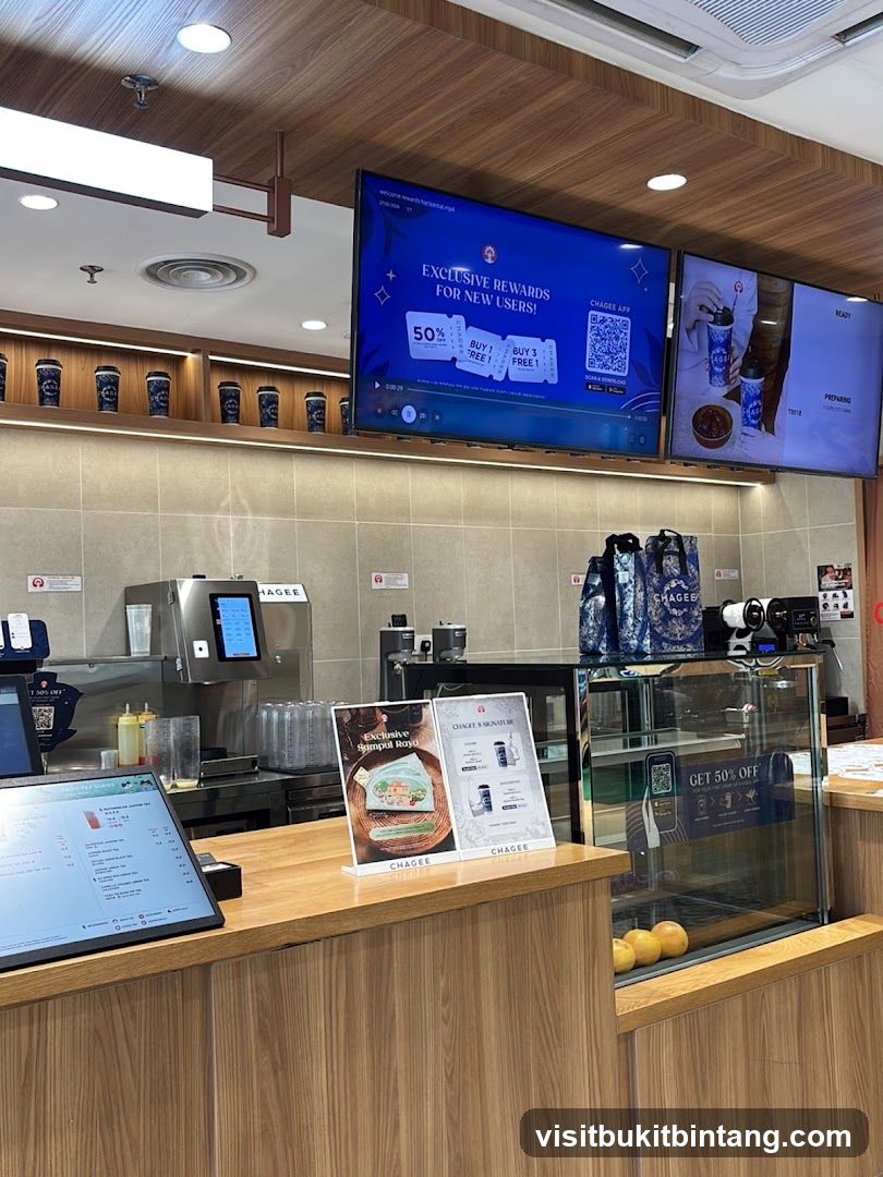Chagee Store Counter