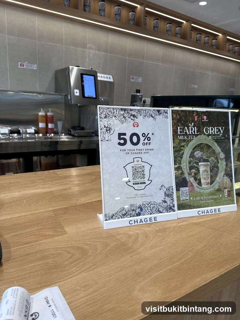 Chagee Promotion Display
