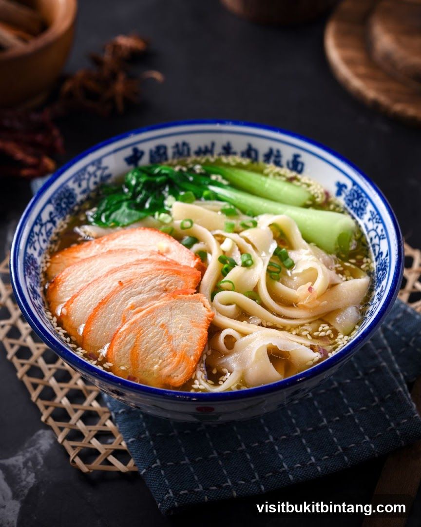 Noodle Soup with Sliced Meat