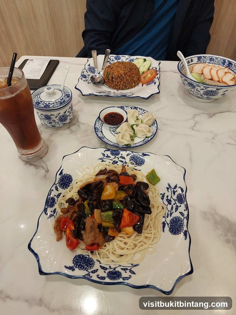 Table with Asian Food
