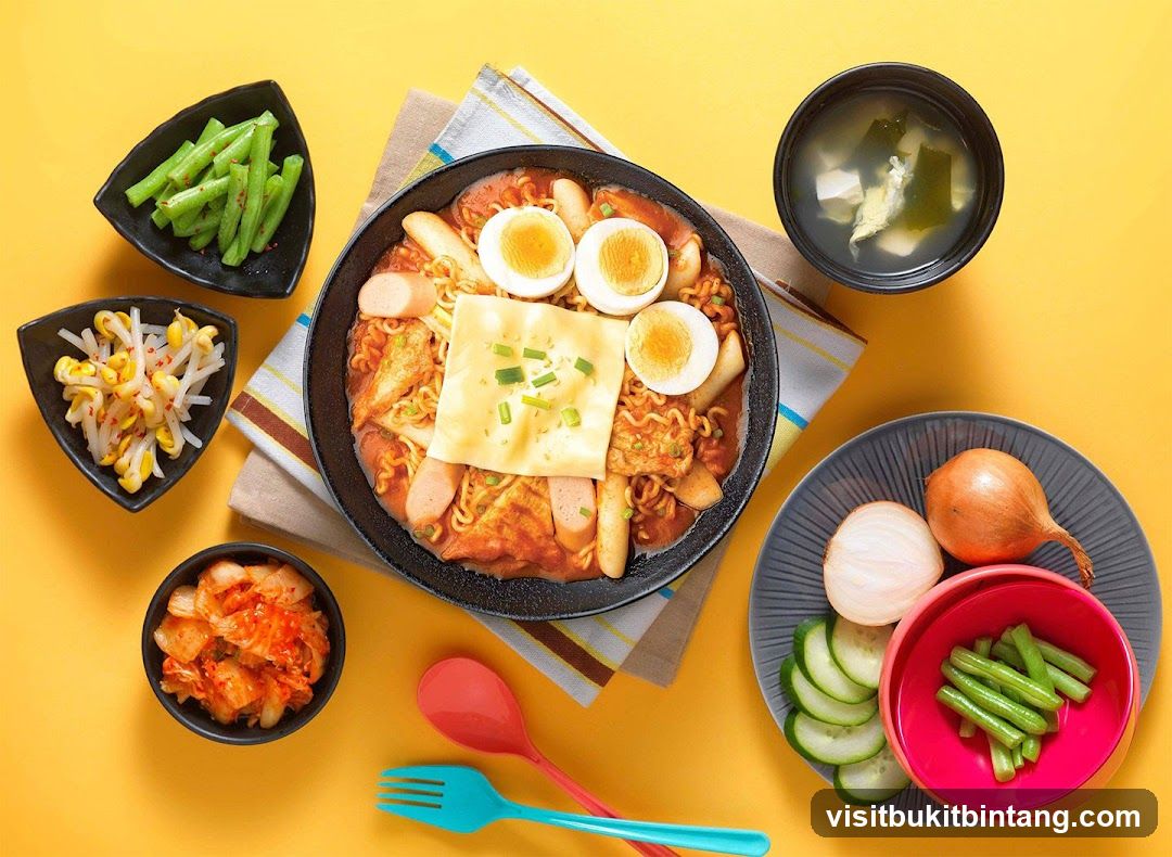 Korean Stew with Side Dishes