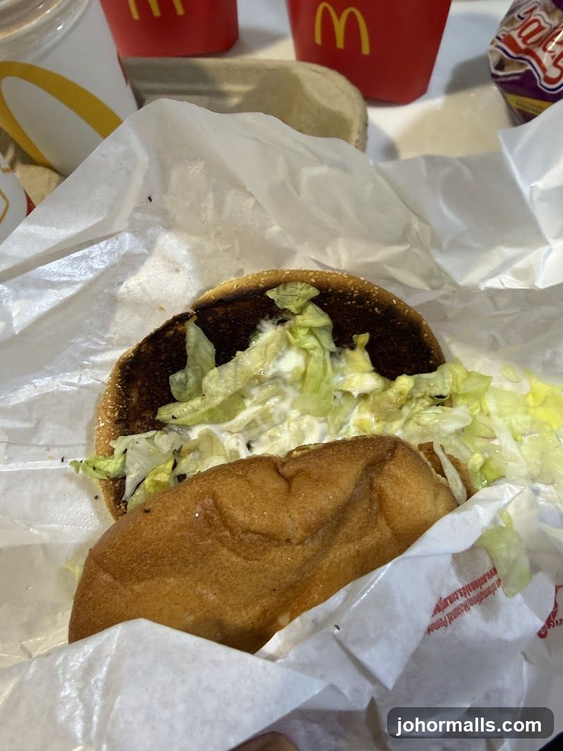 Burger with Lettuce and Sauce