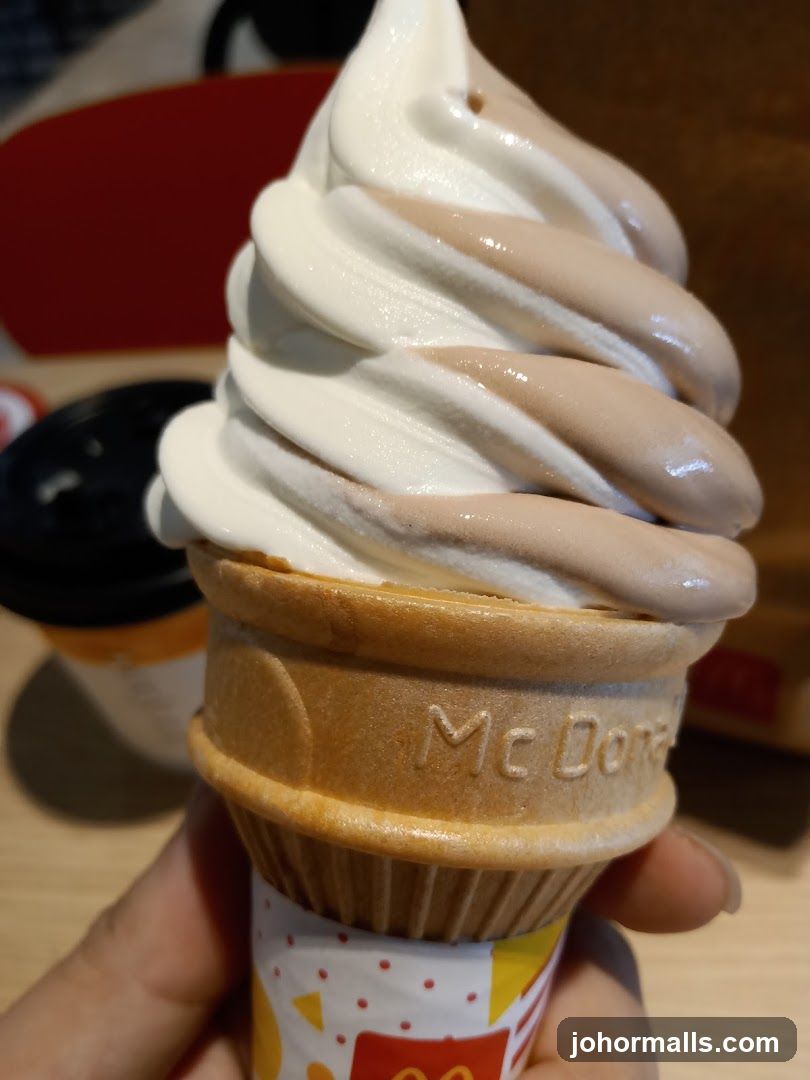 Swirl Ice Cream Cone