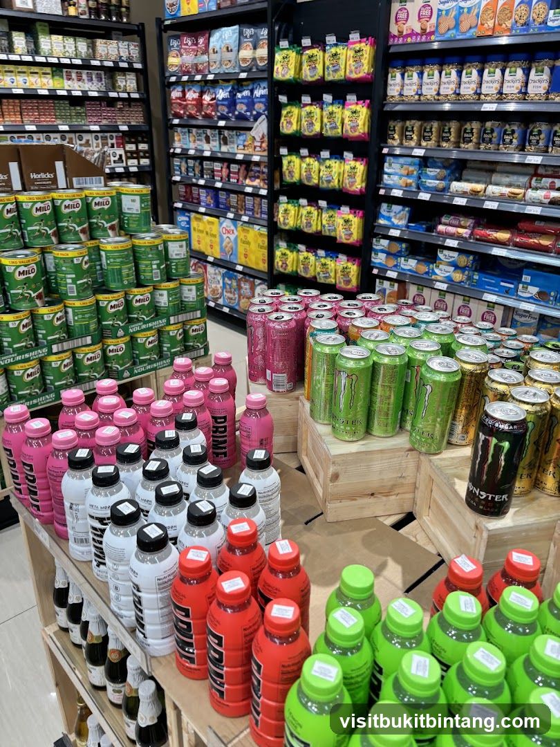 Beverage and Snack Aisles