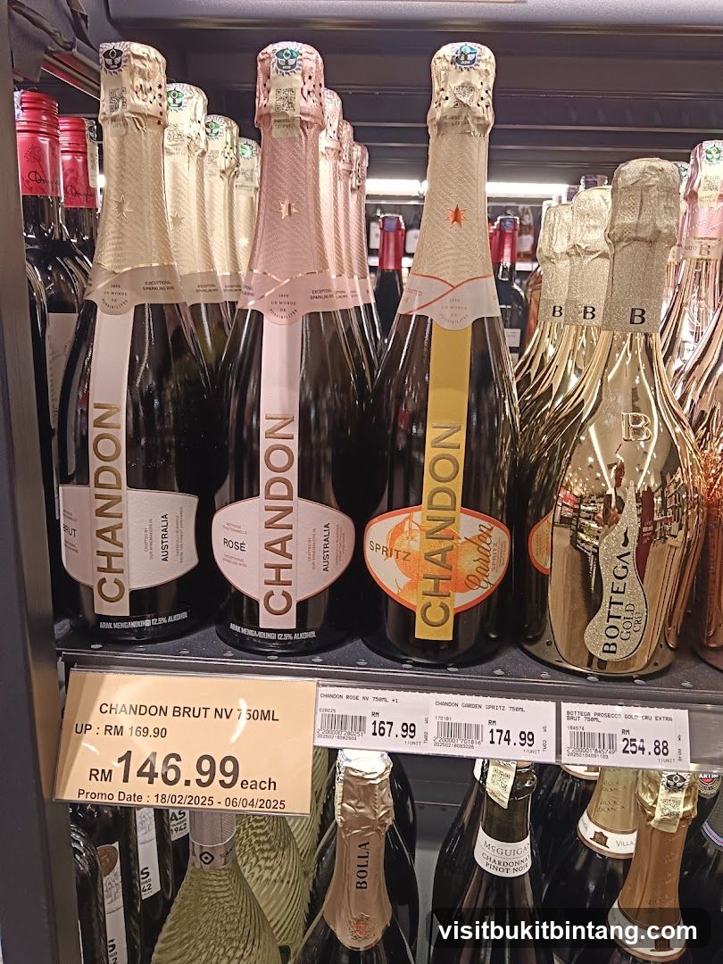 Sparkling Wine Display