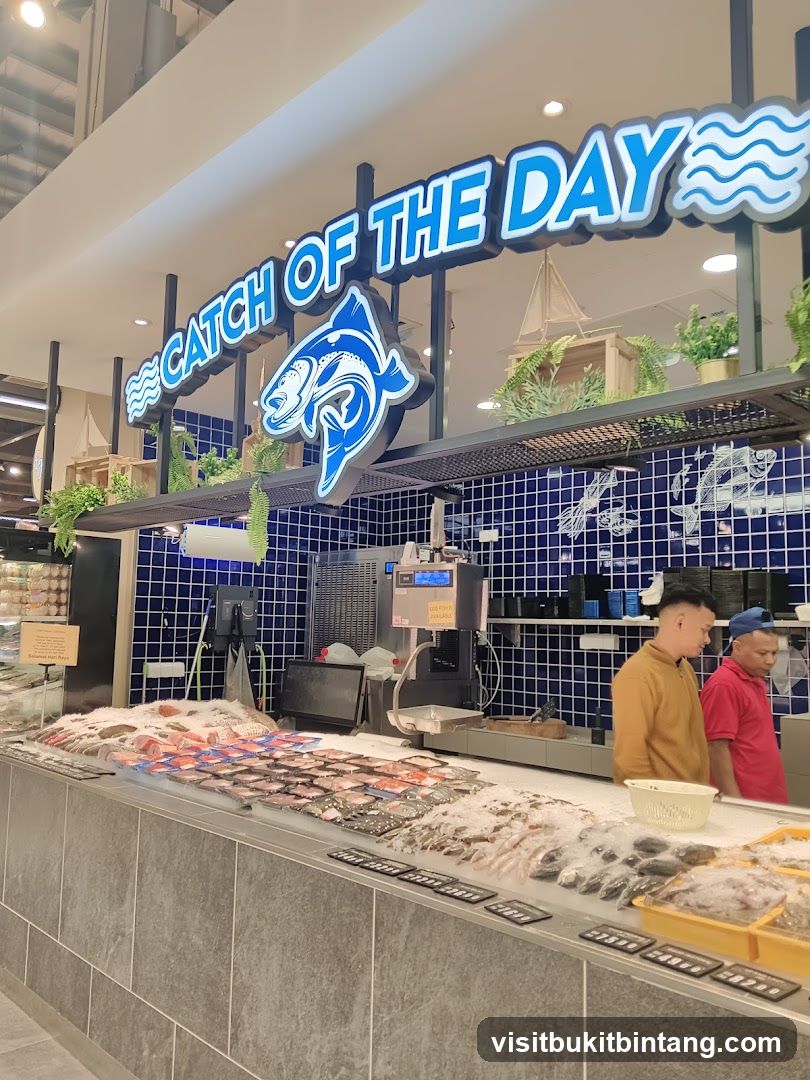 Fresh Seafood Display