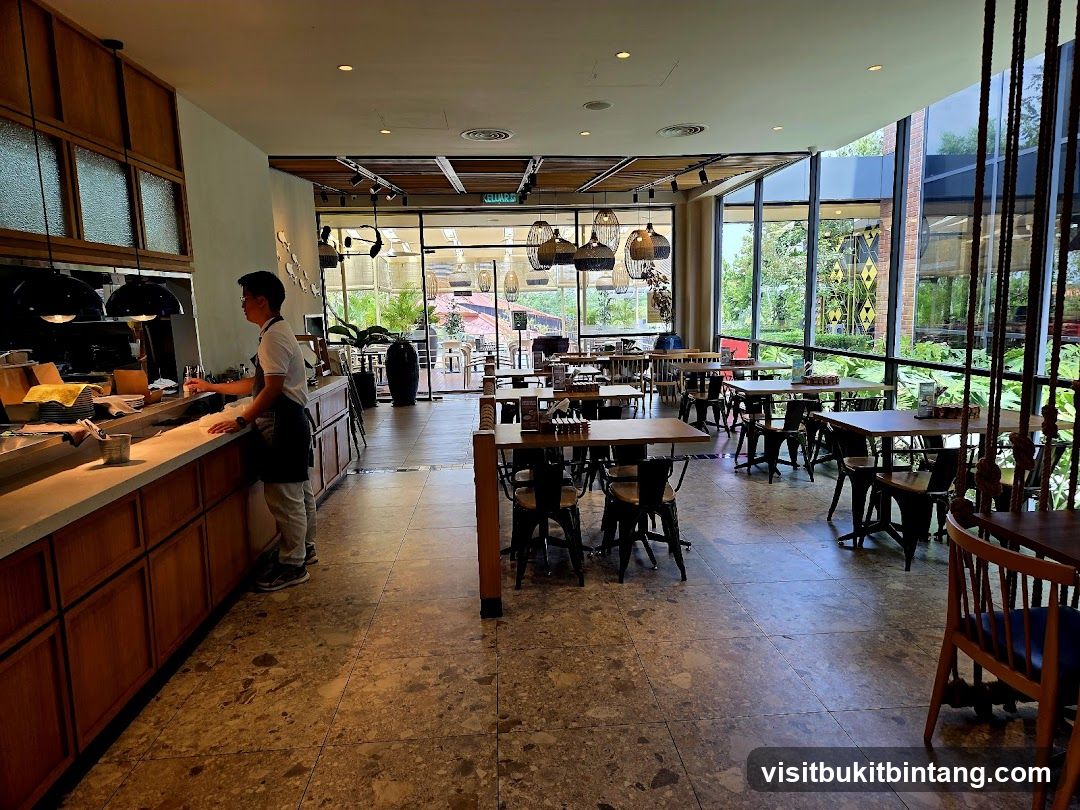 Restaurant Interior with Staff
