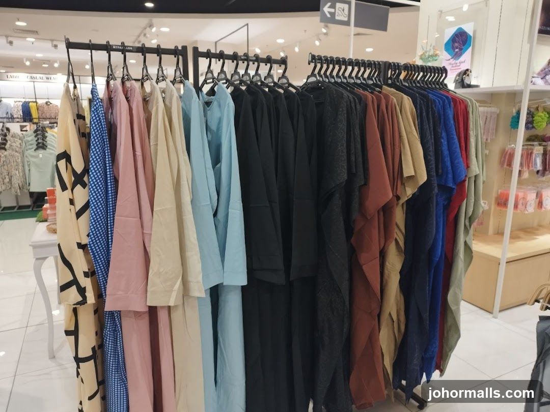 Clothing Racks in a Store