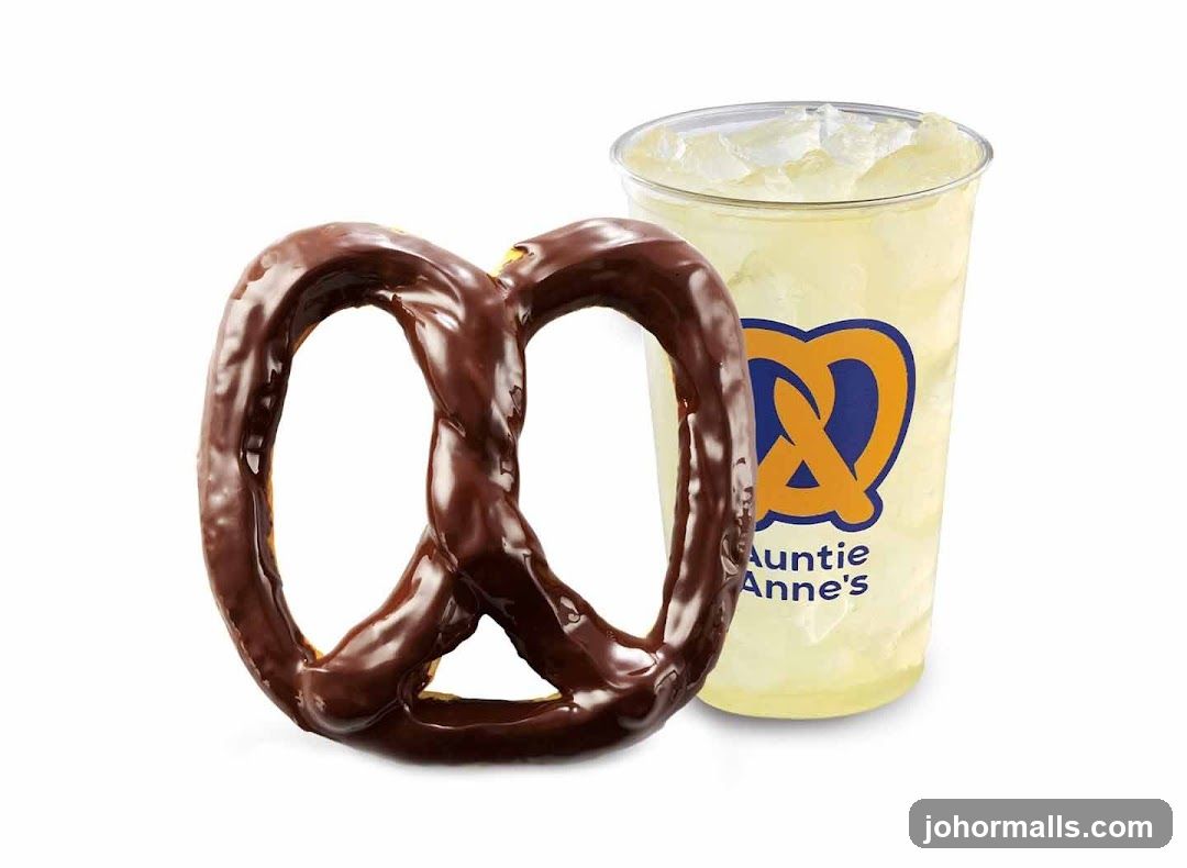 Chocolate Covered Pretzel and Lemonade