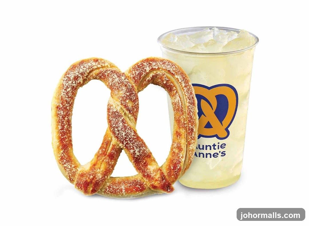 Pretzel and Drink