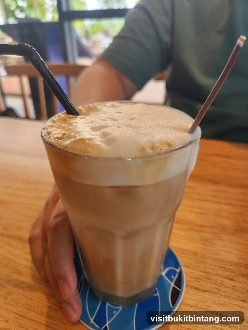 Iced Coffee with Foam