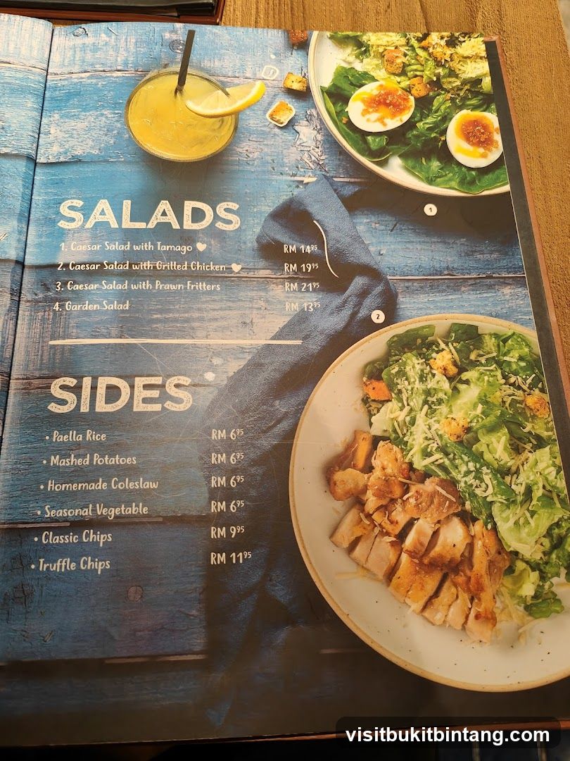 Salads and Sides Menu