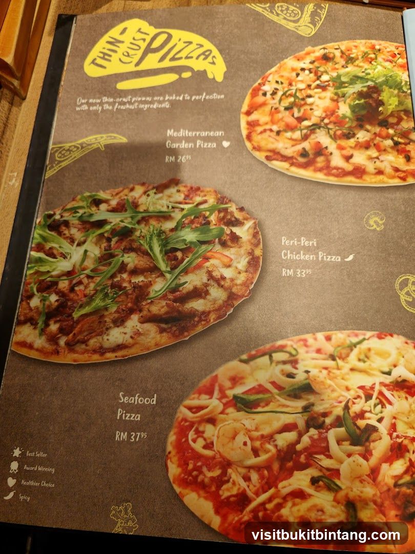 Thin Crust Pizzas