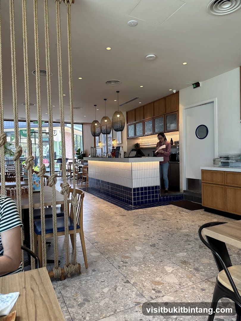 Restaurant Interior with Counter