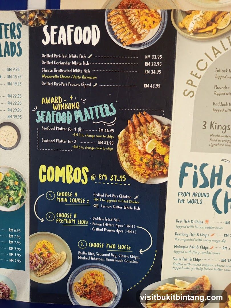 Seafood Menu