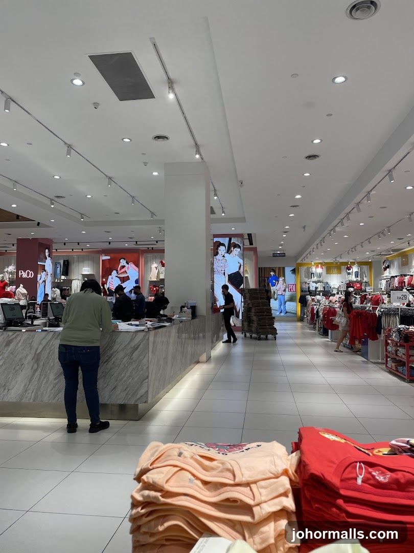Clothing store interior