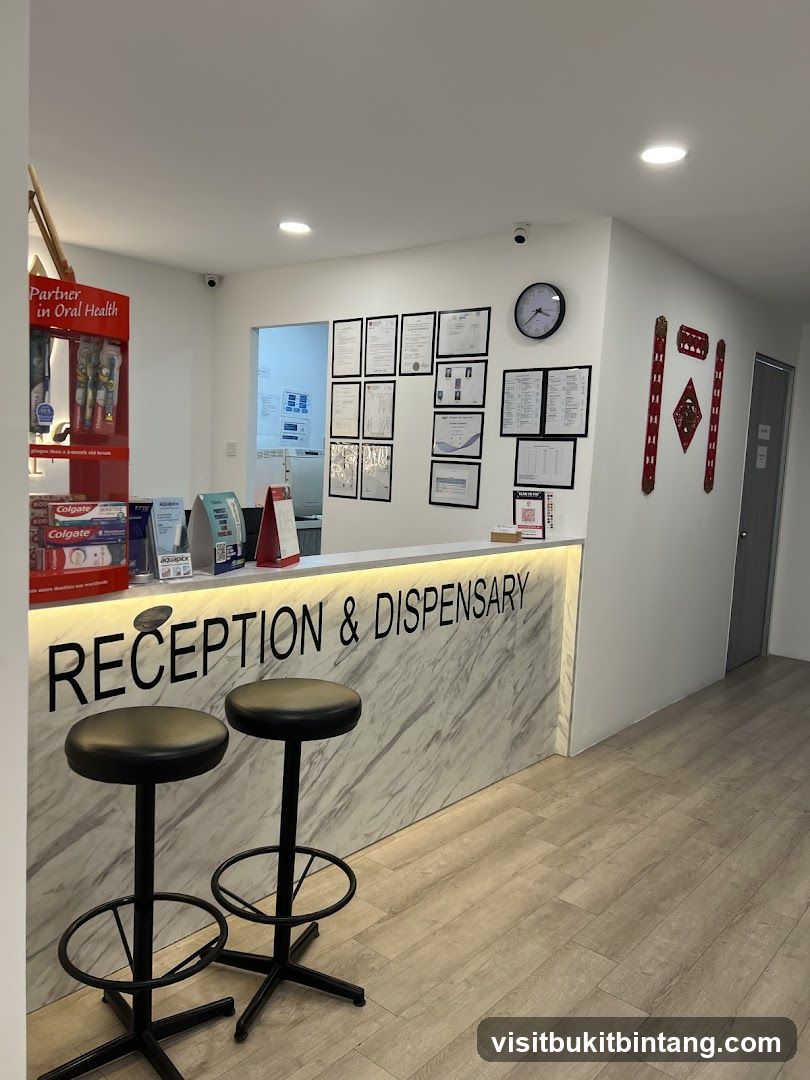 Reception and Dispensary Area
