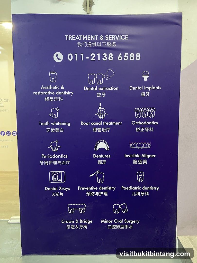 Dental Treatment and Services
