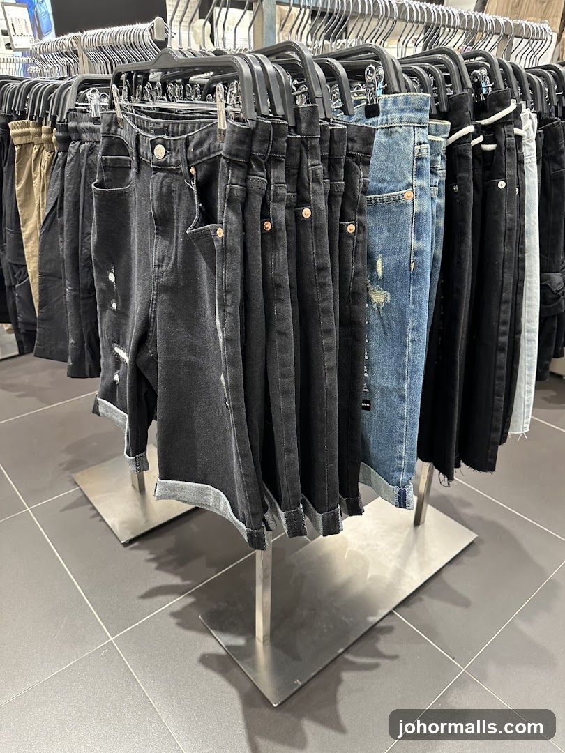 Hanging Shorts Display