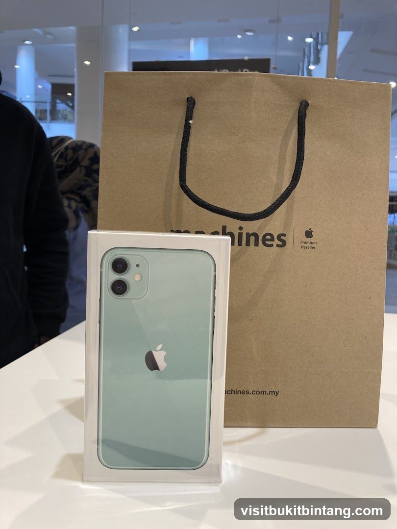 iPhone 11 Box and Shopping Bag