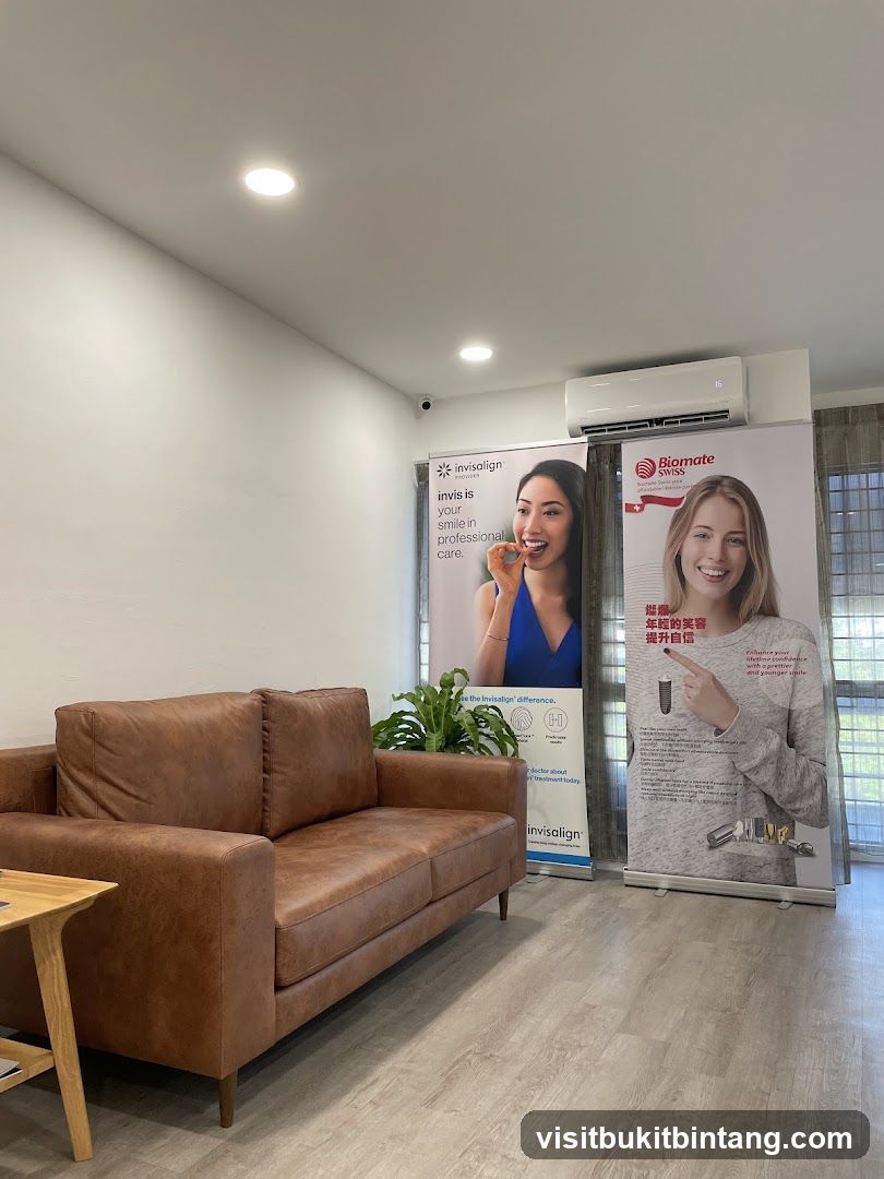 Waiting Area with Promotional Banners