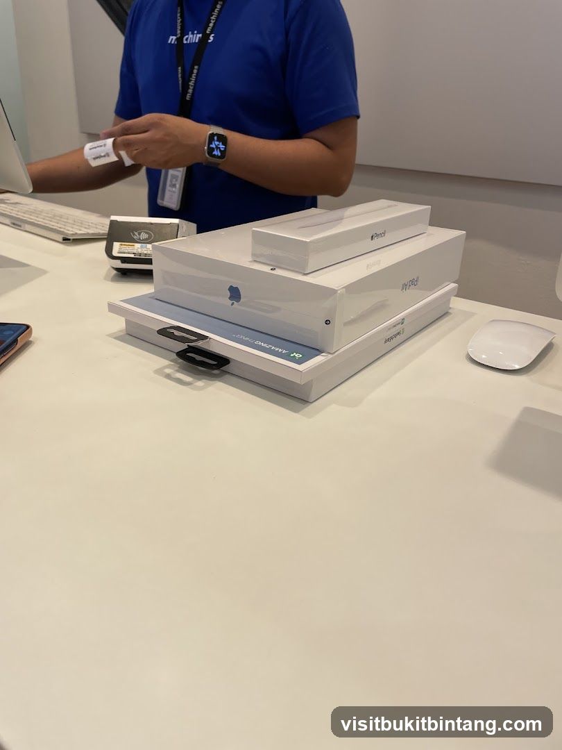 Apple Products on Counter