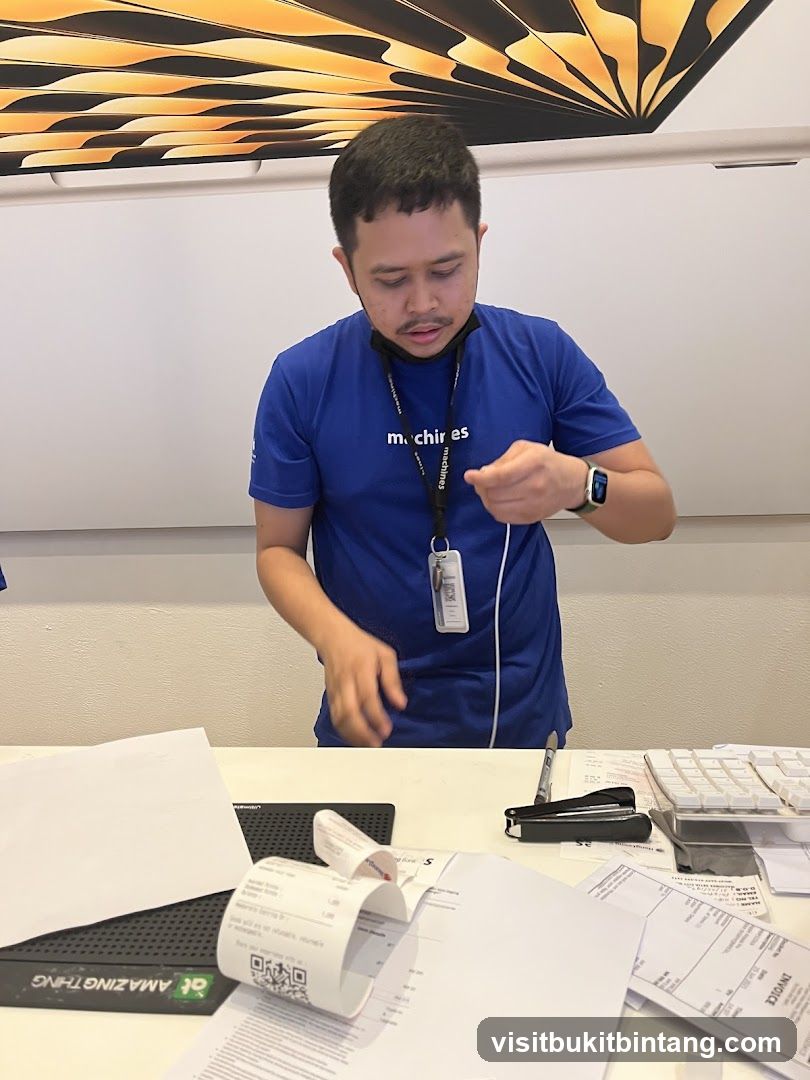 Employee at Counter