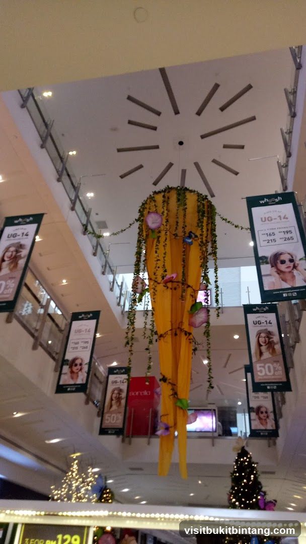 Mall Interior with Decorations