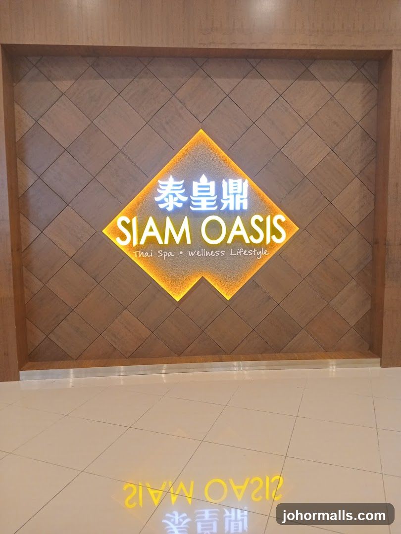 Siam Oasis Thai Spa and Wellness Lifestyle Sign