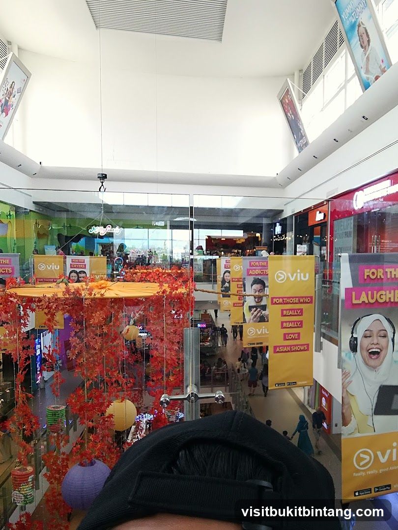 Mall Interior with Advertisements
