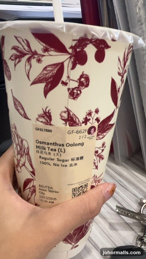 Osmanthus Oolong Milk Tea