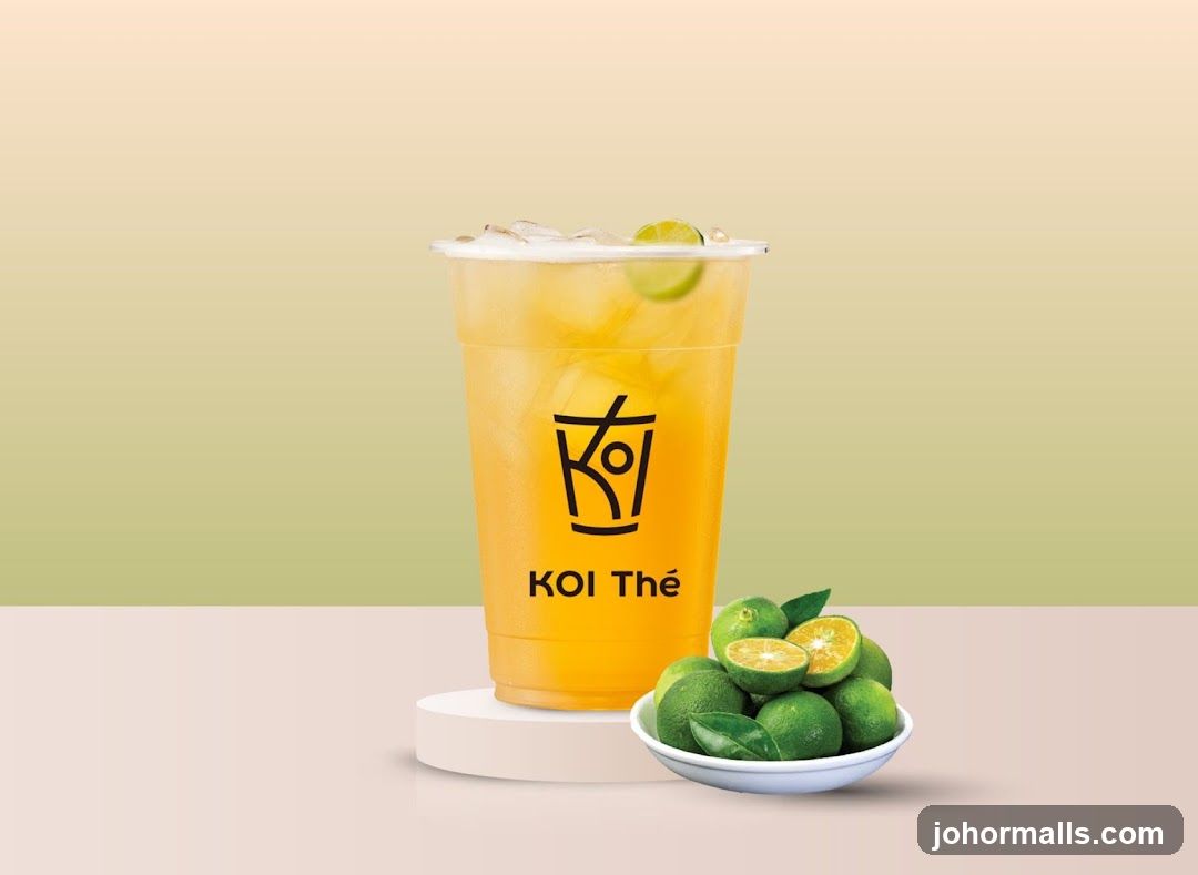 KOI Thé Drink with Limes