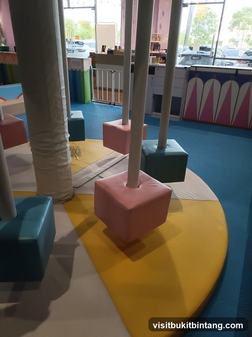 Play Area with Colorful Cushions