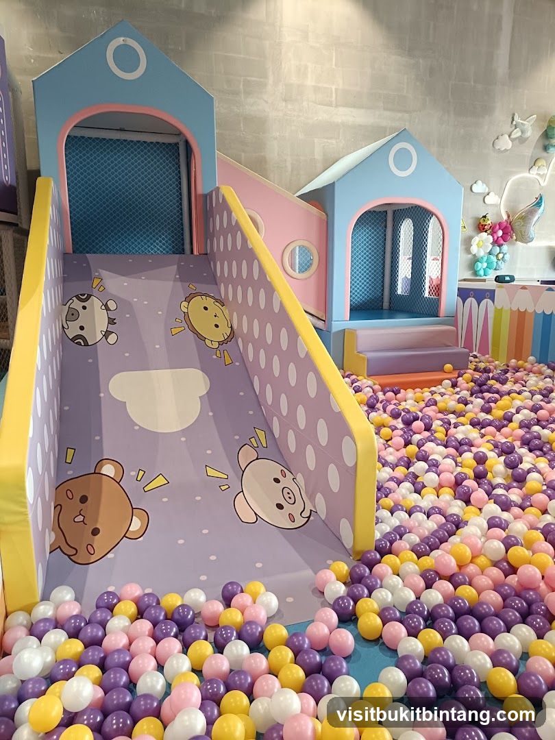 Indoor Playground Slide and Ball Pit