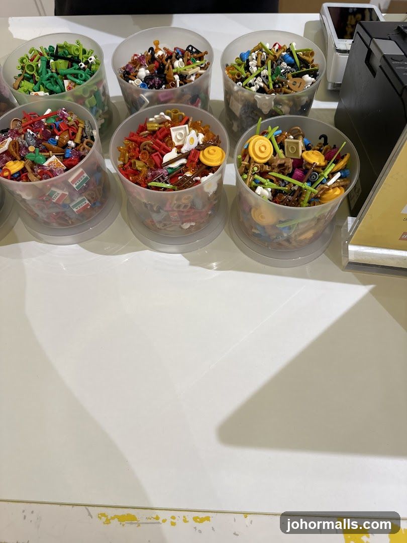 Assortment of LEGO accessories
