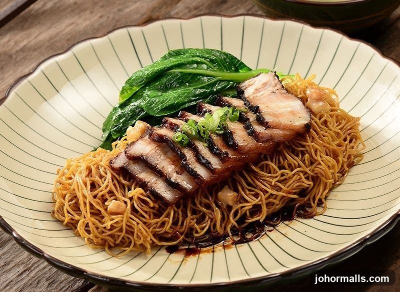 Noodles with Roasted Pork and Greens