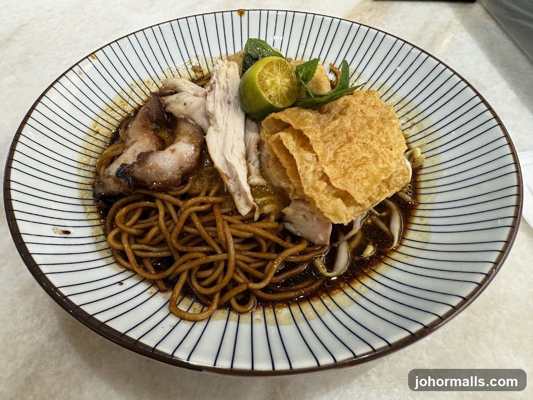 Noodles with Chicken and Char Siu
