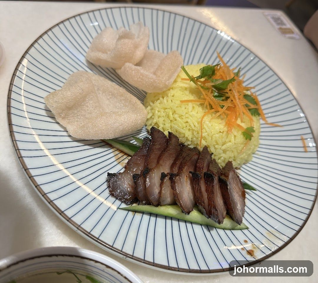 Char Siu Rice Plate