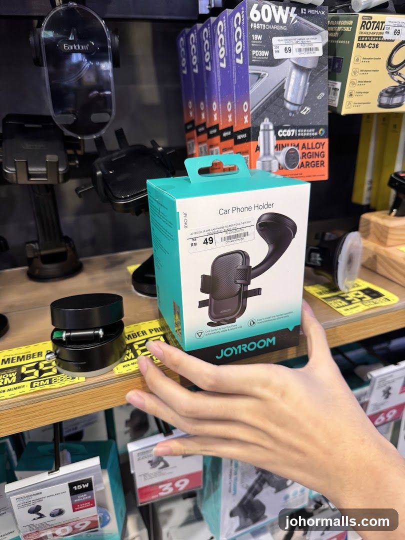 Car Phone Holder Display