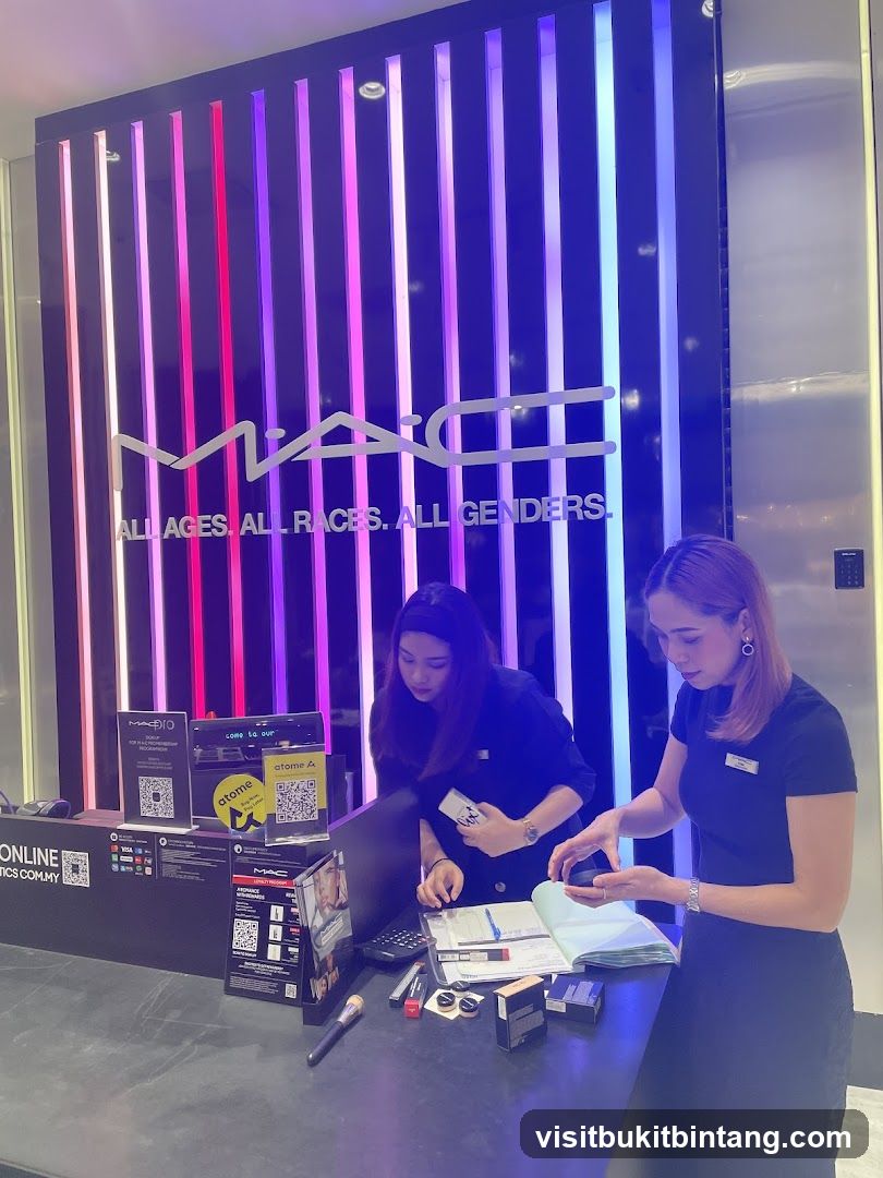 MAC Cosmetics Counter