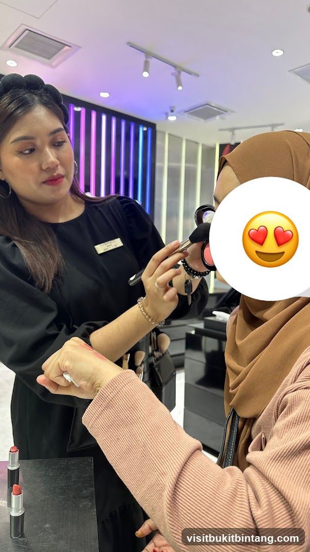 Makeup Artist Applying Blush