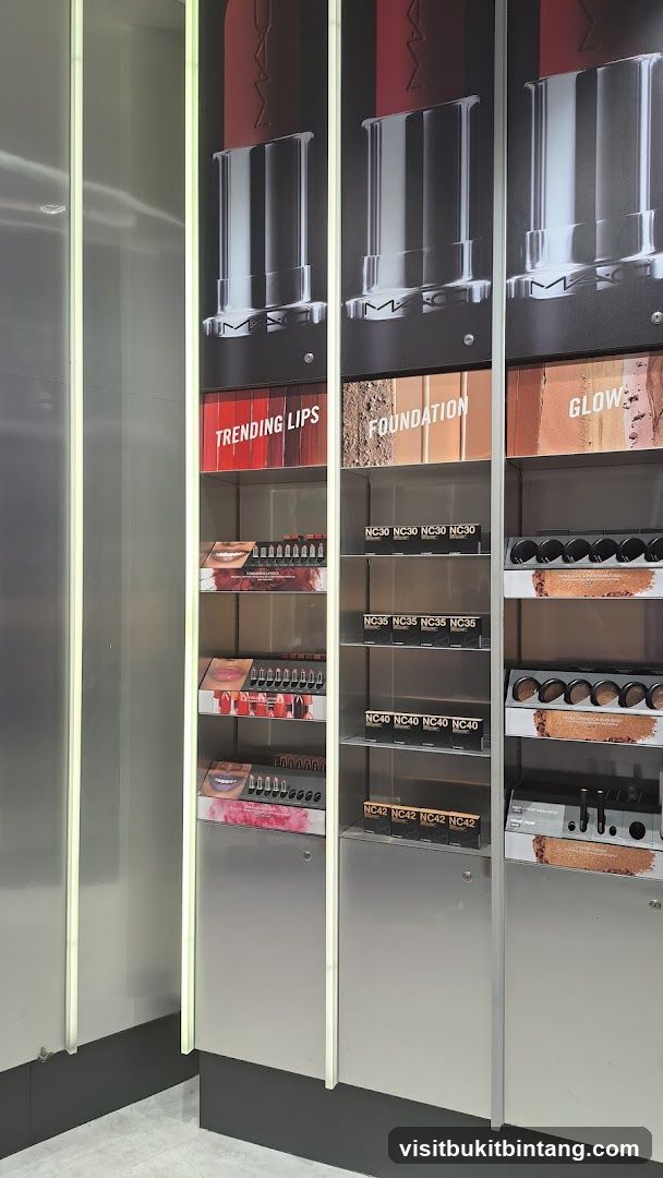 MAC Cosmetics Display