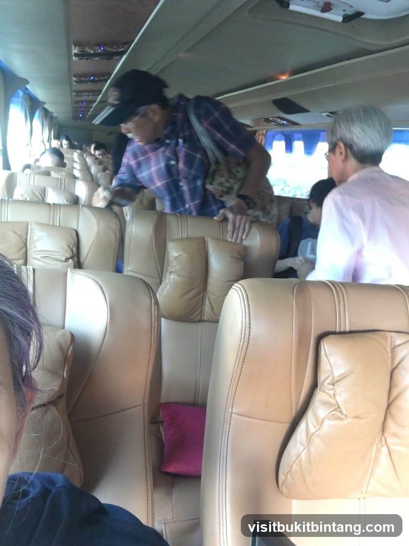Bus Interior with Passengers
